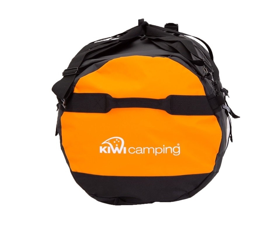 Kiwi Camping Duffel Gear Bag Orange/Black 40L