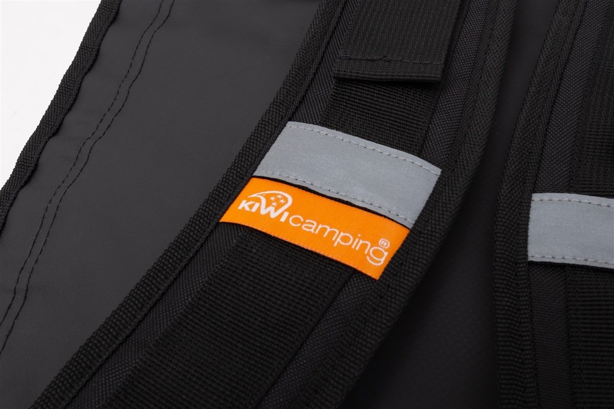 Kiwi Camping Duffel Gear Bag Orange/Black 60L