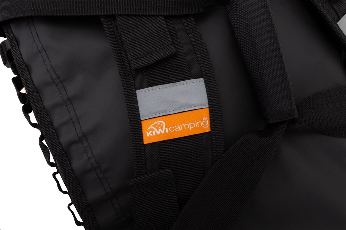 Kiwi Camping Duffel Gear Bag Orange/Black 40L