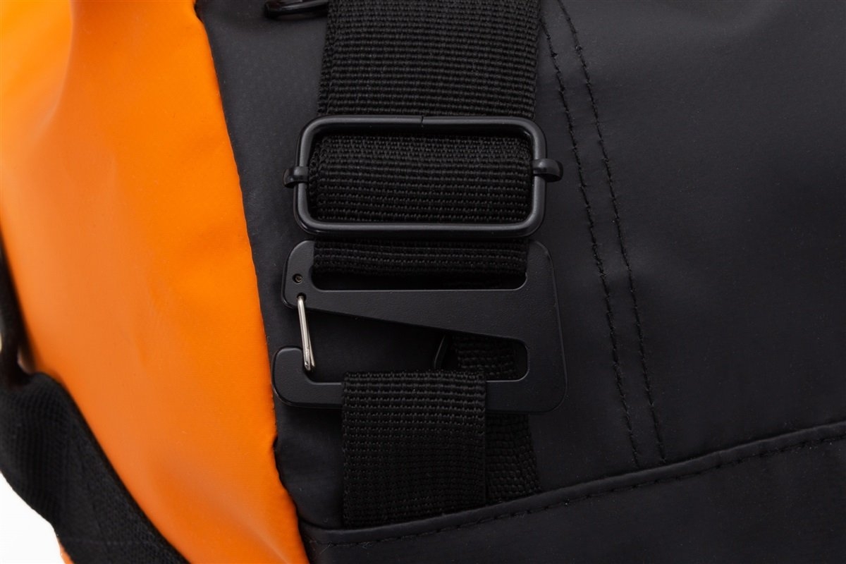 Kiwi Camping Duffel Gear Bag Orange/Black 80L