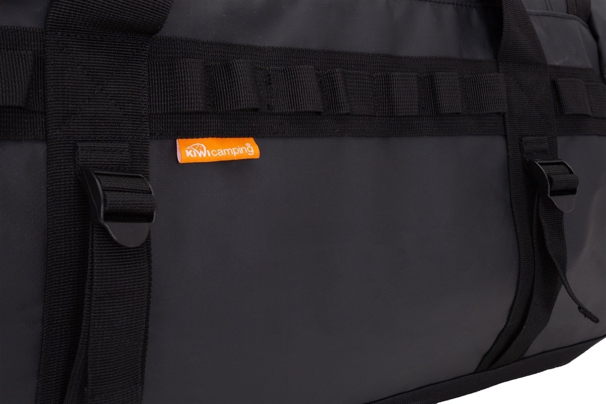 Kiwi Camping Duffel Gear Bag Orange/Black 80L