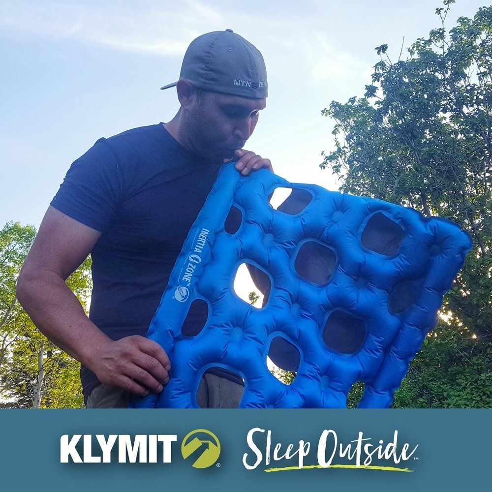 Klymit Inertia Ozone Inflatable Camping Sleeping Mat Blue