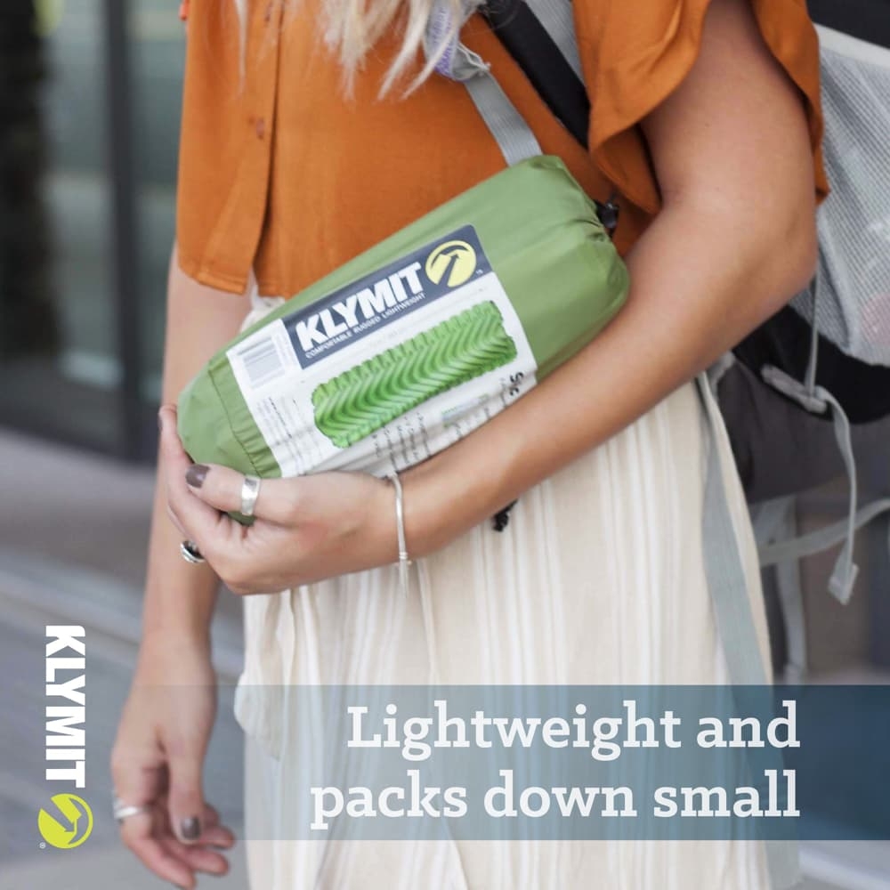 Klymit Static V Inflatable Camping Sleeping Mat Green
