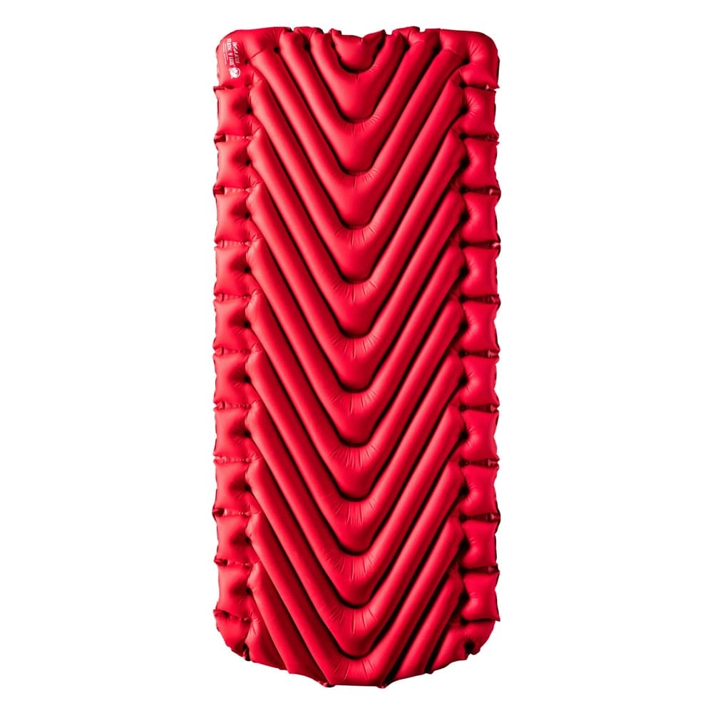 Klymit Insulated Static V Luxe Inflatable Camping Sleeping Mat Red Klymit Insulated Static V Luxe Inflatable Camping Sleeping Mat Red
