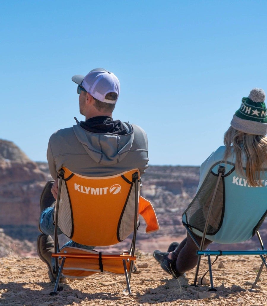 Klymit Ridgeline Short Camping Chair Orange