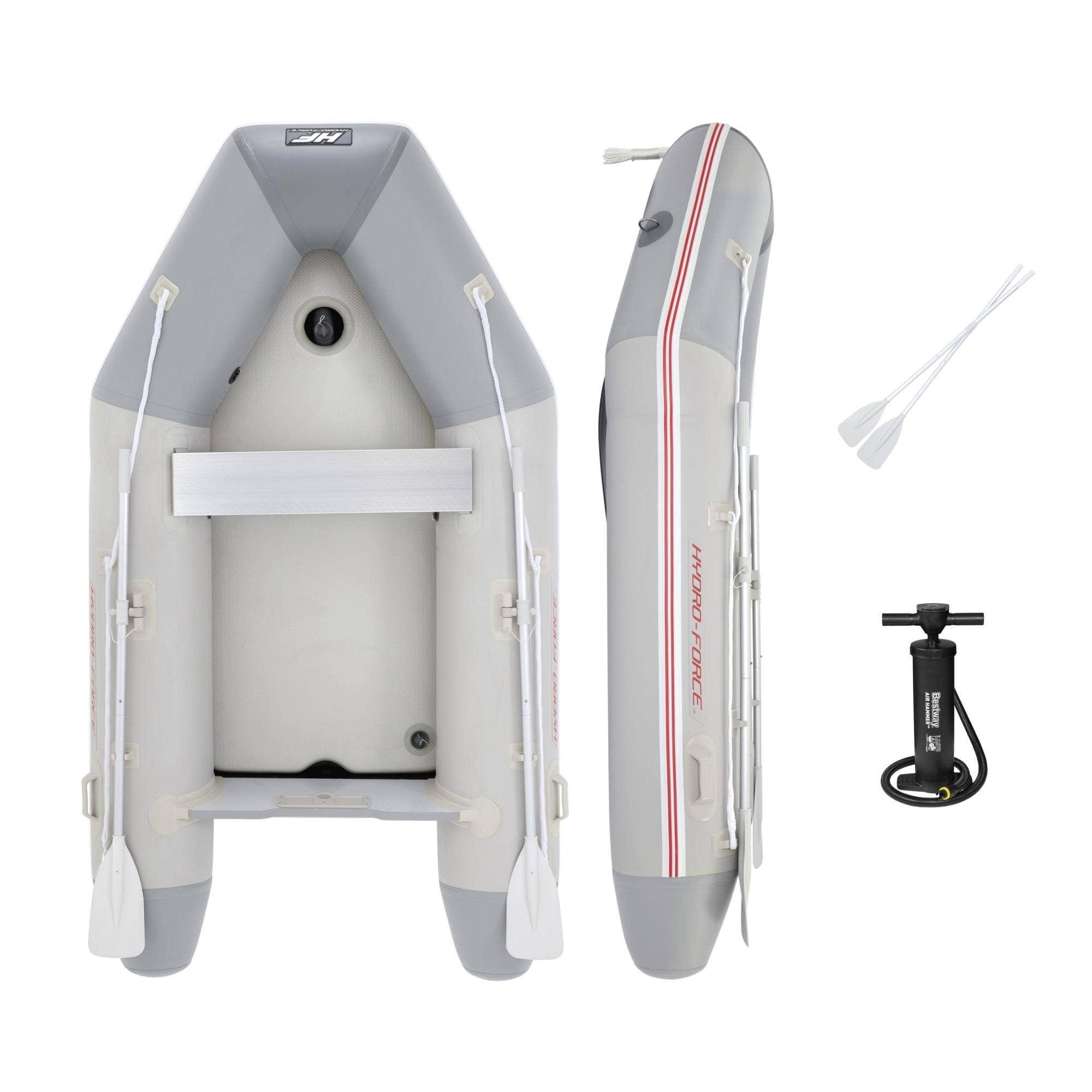 Hydro-Force Caspian Pro Sport Rigid Air Deck 3-Person Inflatable Boat 9ft 2in