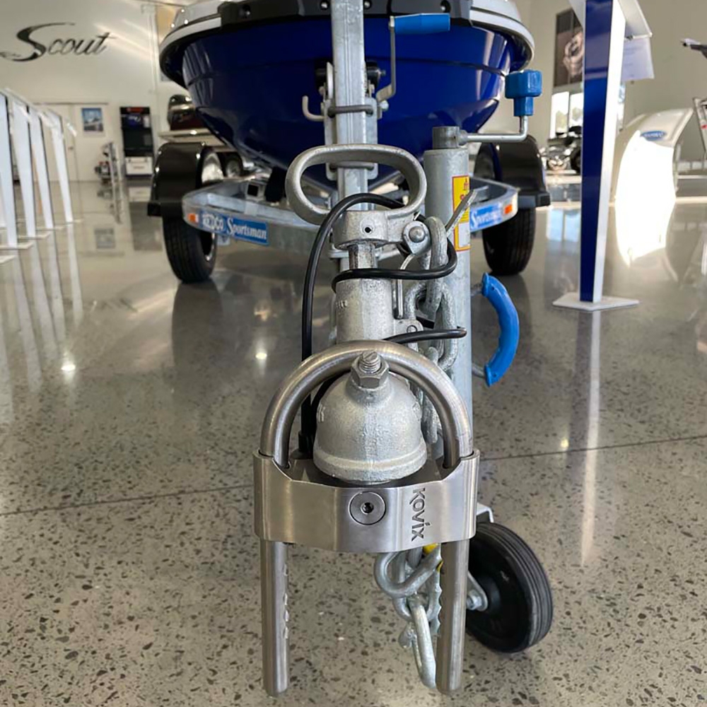 Kovix KVH-96 Anti-Theft Alarmed Trailer Lock 96mm