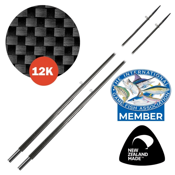 Kilwell PowerPole Stiff 3K SL Carbon Drop-In Outrigger Poles 5.8m 2pc Pair