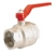 V-Quipment Nickel Plated Brass Full Bore Ball Valve G-Thread 3/8in