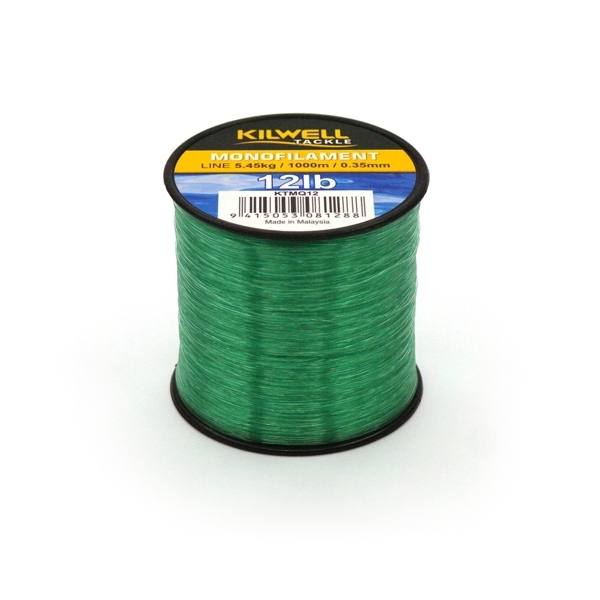 Kilwell Monofilament 1/4lb Spool 12lb 1000m