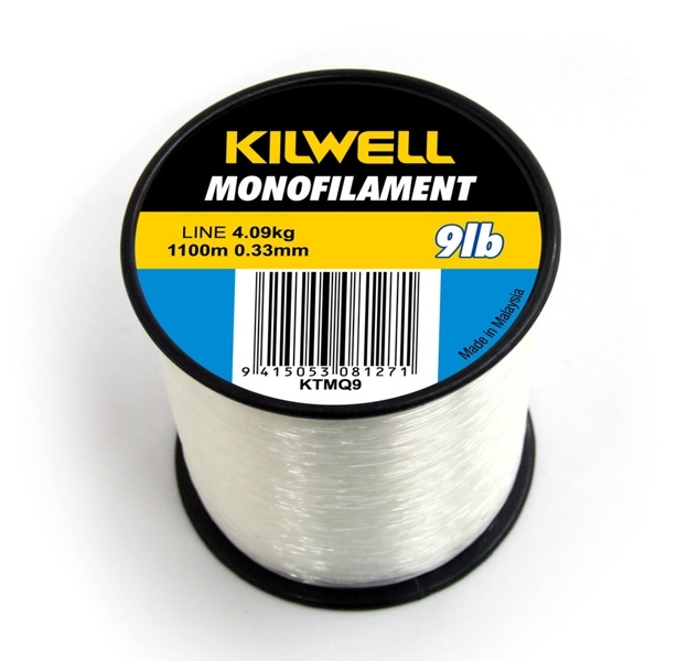 Kilwell Monofilament 1/4lb Spool 9lb 1340m