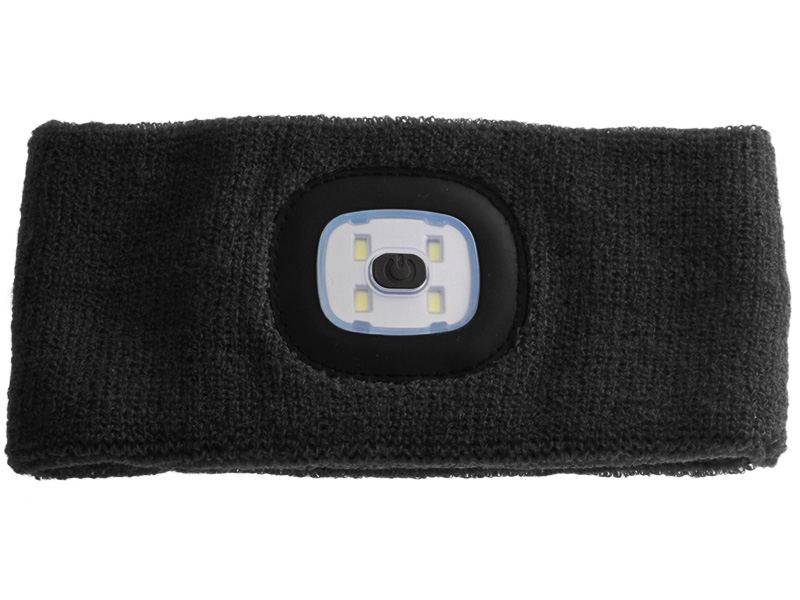 Rechargeable Knitted LED Headlamp 150lm Black