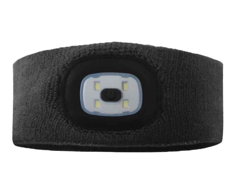 Rechargeable Knitted LED Headlamp 150lm Black