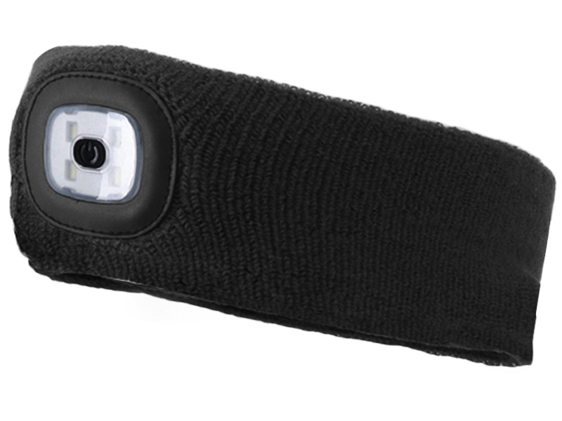 Rechargeable Knitted LED Headlamp 150lm Black