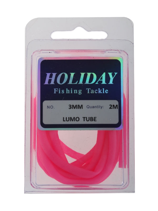 Holiday Lumo Tube 3mm x 2m Bulk Pack Pink