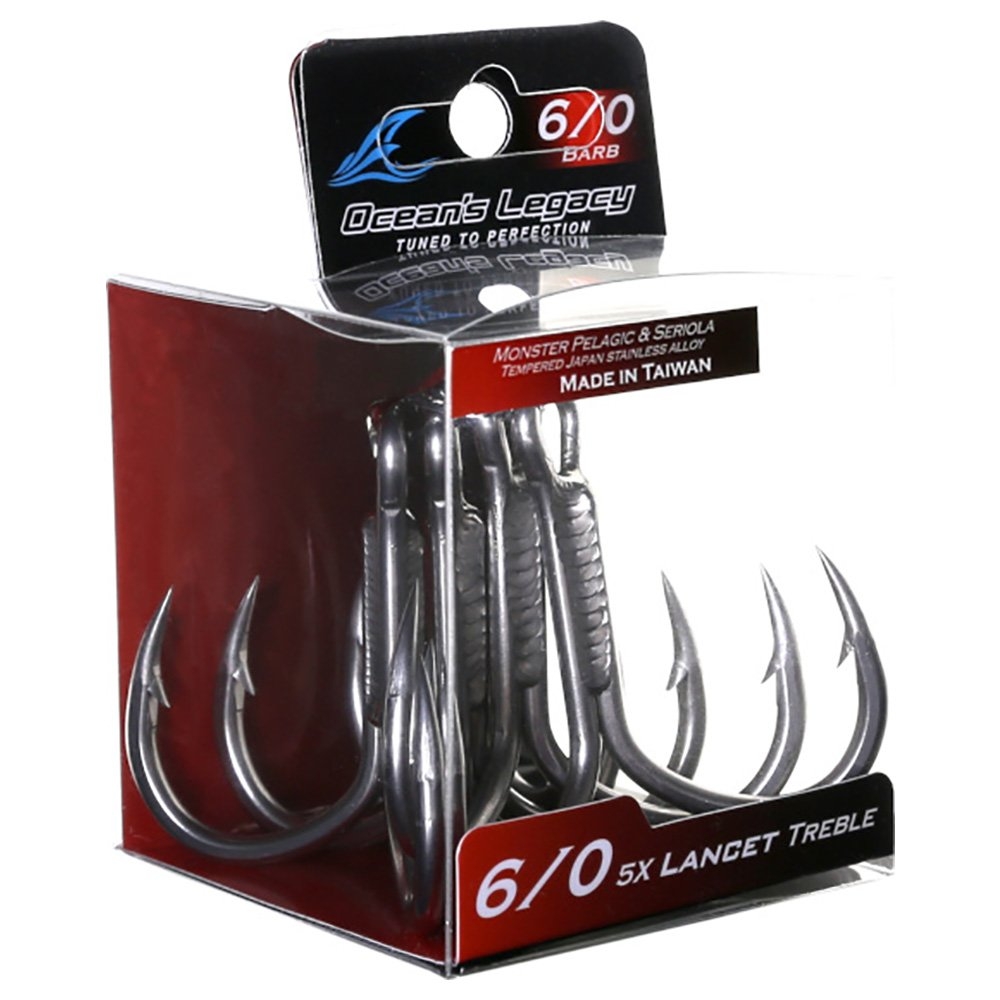 Ocean's Legacy Lancet Heavy Treble Hooks