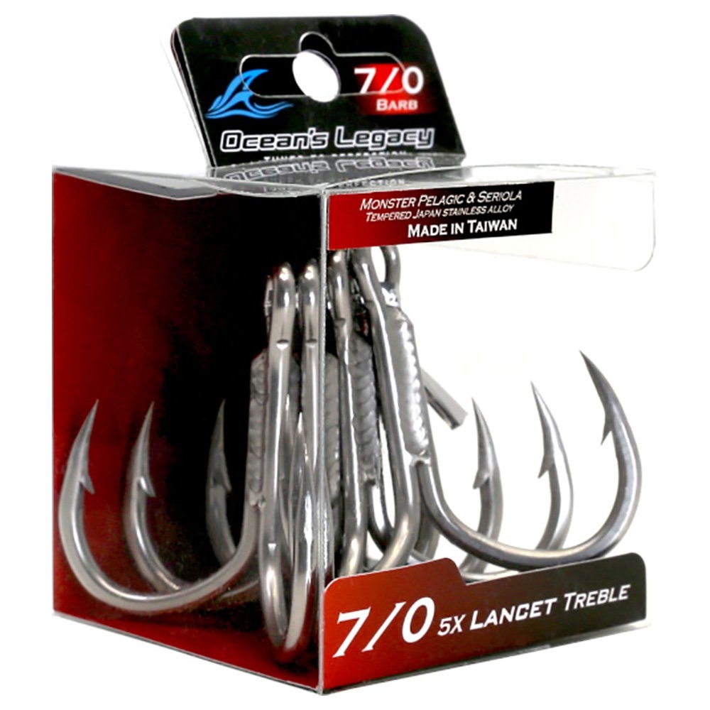 Ocean's Legacy Lancet Heavy Treble Hooks