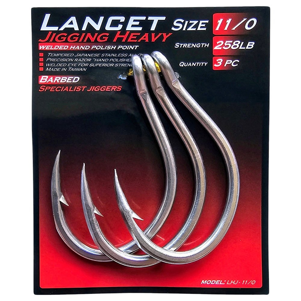 Ocean's Legacy Lancet Heavy Jigging Hooks