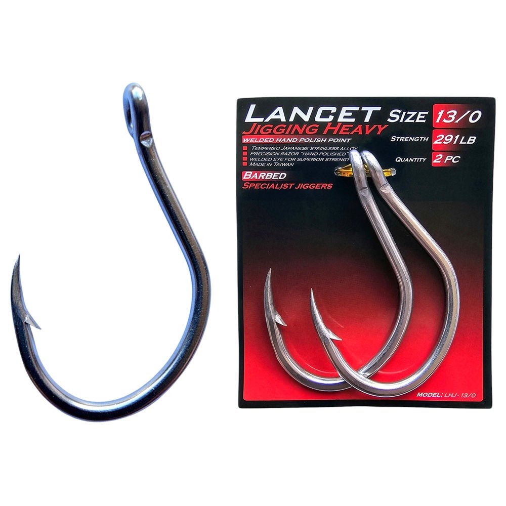 Ocean's Legacy Lancet Heavy Jigging Hooks 13/0 Qty 2