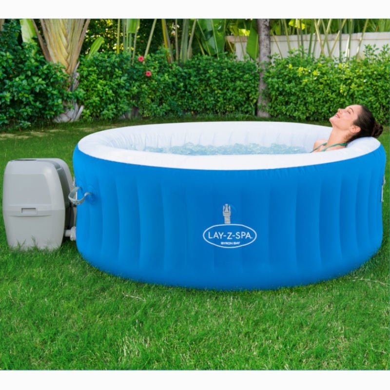 Lay-Z-Spa Byron Bay Airjet Portable Inflatable Spa Pool 1.7m 605L