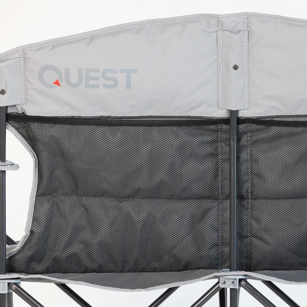 Quest Lazybones Twin Foldable Camping Arm Chair