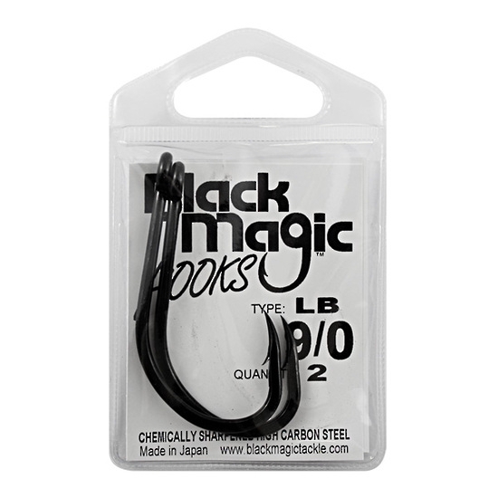 Black Magic Livebait Hooks 9/0 Qty 2