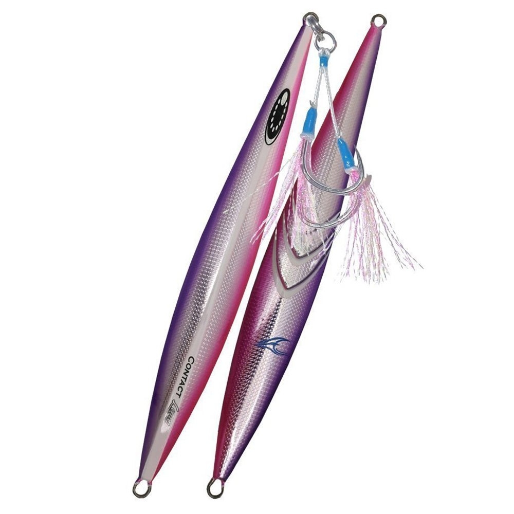Ocean's Legacy Long Contact Rigged Jig 210g Pink Purple