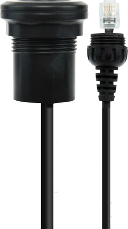 GME LE119 IP67 Microphone Extension Lead with Panel Mount for XRS-390C 2m