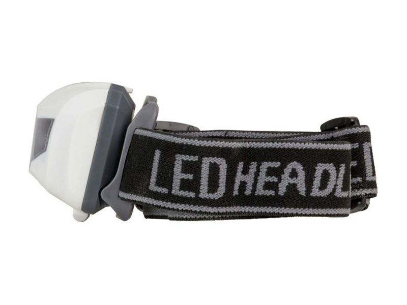 3W LED Headlamp with 2 Red LEDs 80lm
