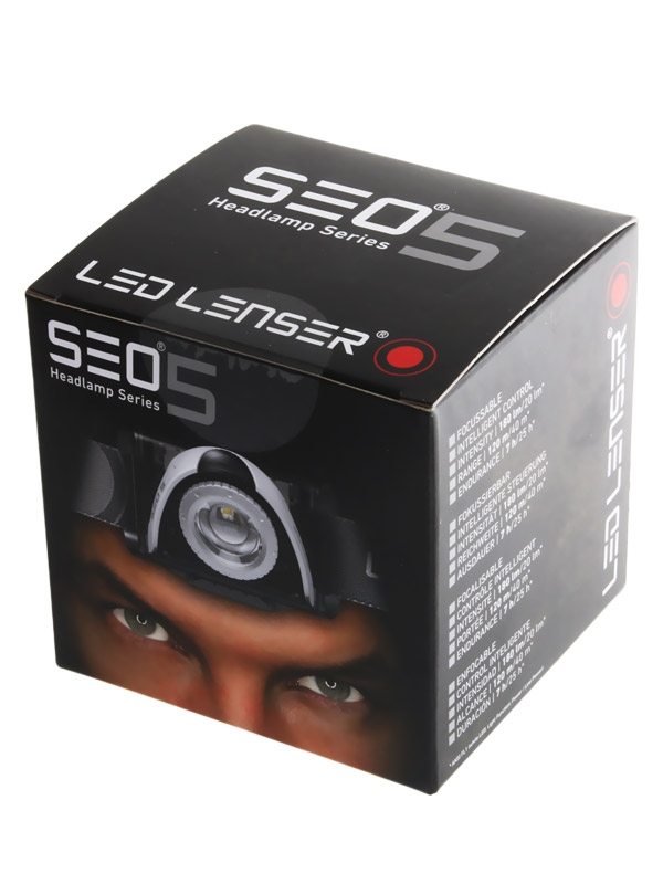 Ledlenser SEO5 Headlamp 180lm Grey
