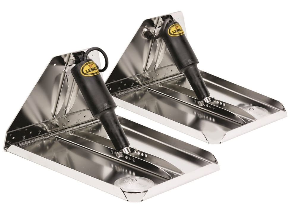 Lenco 16inx12in Heavy Duty Trim Tab Kit 12v