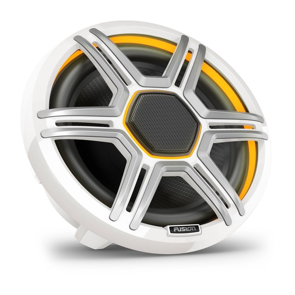 Fusion Apollo LED Marine Speakers with Sports Grill 8.8in White Fusion Apollo LED Marine Speakers with Sports Grill 8.8in White