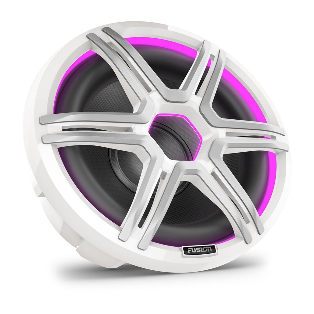 Fusion Apollo LED Marine Subwoofer with Sports Grill 12in White