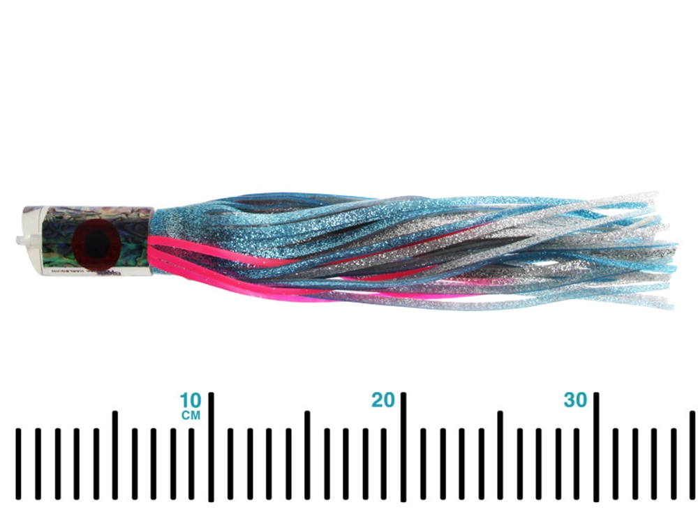 Black Magic Harlequin Lure Light Blue Silver Pink 340mm - Unrigged Black Magic Harlequin Lure Light Blue Silver Pink 340mm - Unrigged