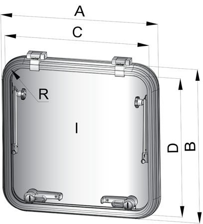 VETUS Libero Deck Hatch