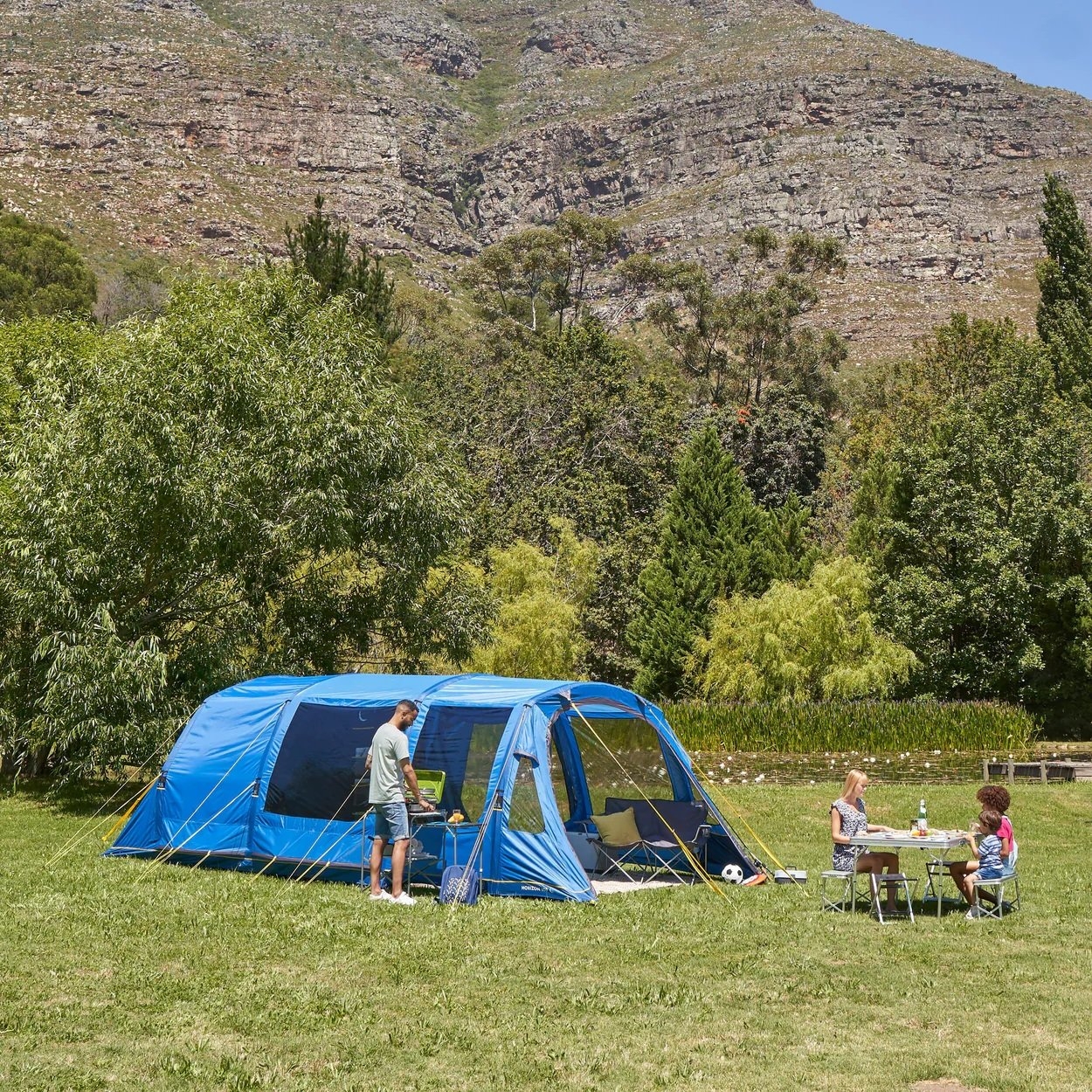 Hi-Gear Horizon 400 Eclipse Air Nightfall 4 Person Inflatable Air Tent