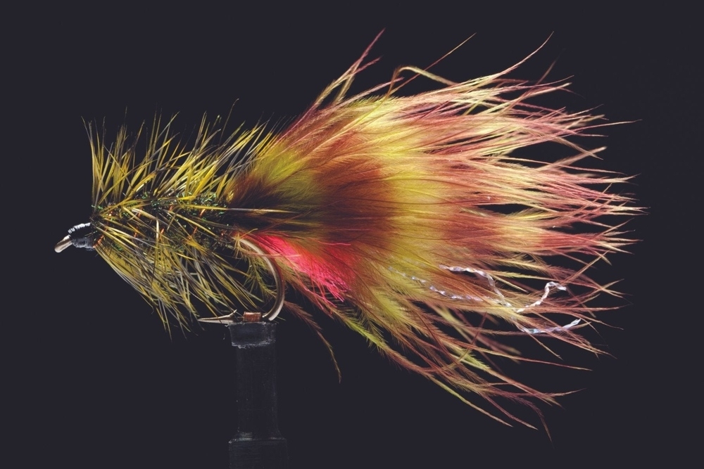 Manic Tackle Project Little Bugger Streamer Olive and Peacock #8