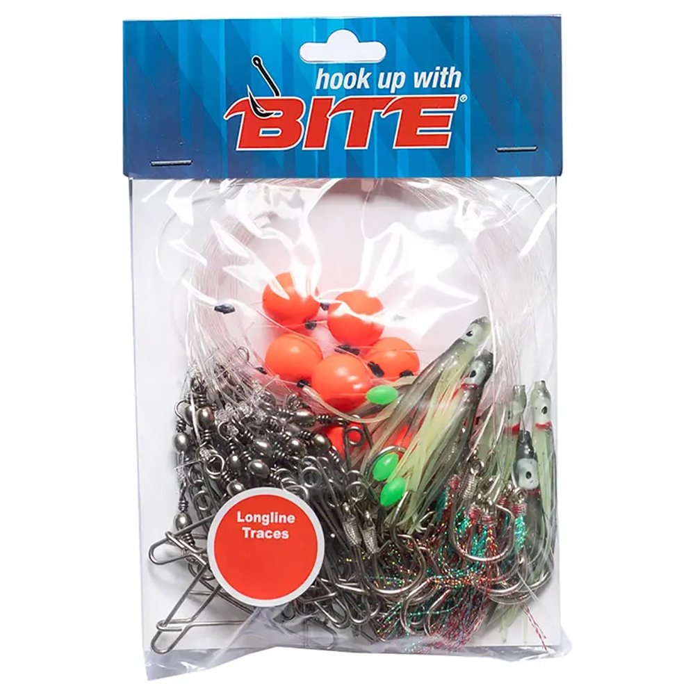 Bite Longline Traces for Seahorse All Sorts 82cm Qty 25