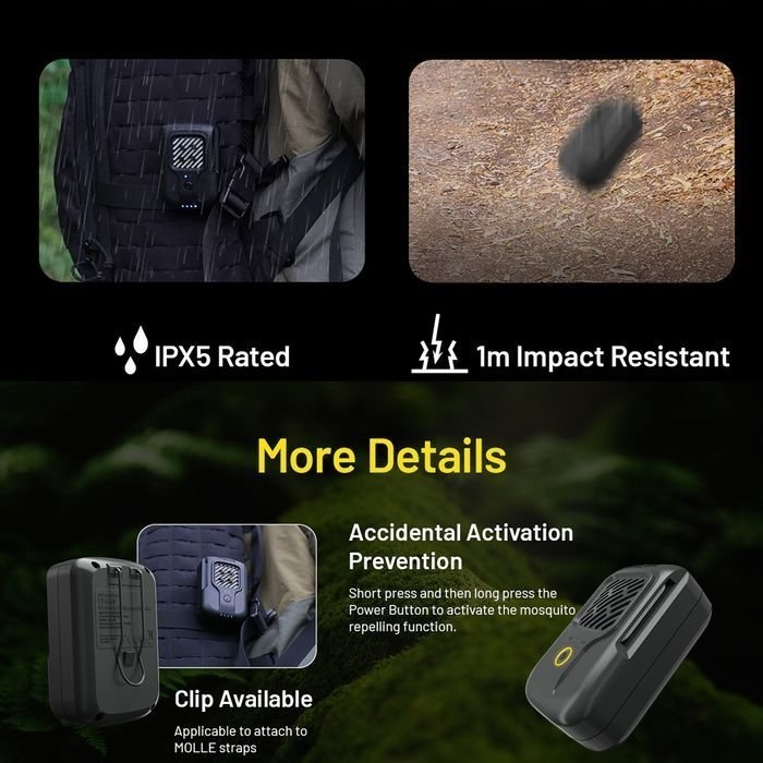 NITECORE EMR40 Portable Multipurpose Electronic Repeller