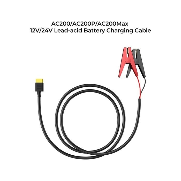 BLUETTI AC200Max Lead Acid to XT90 Battery Charging Cable 12V/24V