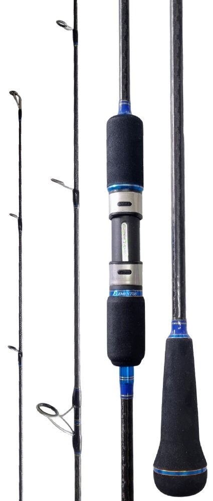 Ocean's Legacy Elementus Long Style Spin Slow Pitch Jig Rod 6ft 7in 120-600g 2pc