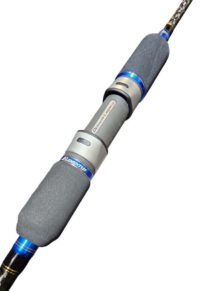Ocean's Legacy Elementus Long Style Spin Slow Pitch Jig Rod 6ft 7in 120-600g 2pc