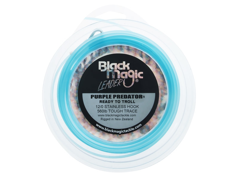 Black Magic Purple Predator Premier Lure 400mm Single Rigged