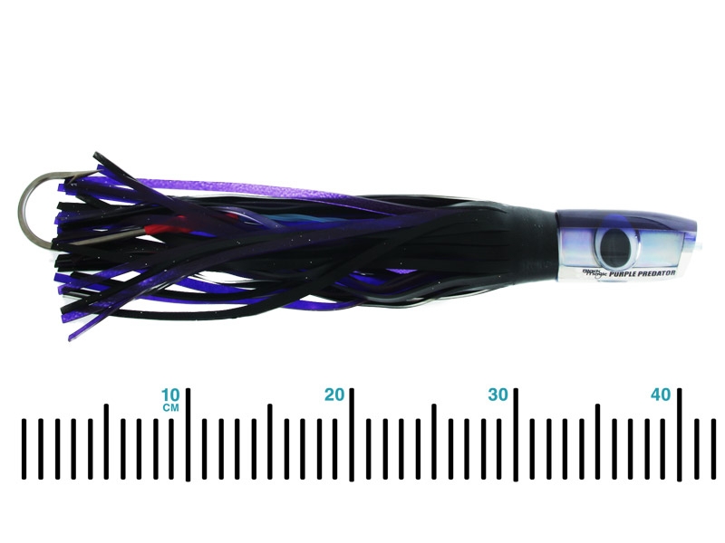 Black Magic Purple Predator Premier Lure 400mm Single Rigged