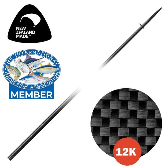 Kilwell Longreach 12K Carbon ST Outrigger Poles and Reelax Midi 1250 Bases Set 9.5m 2pc 47mm Pair