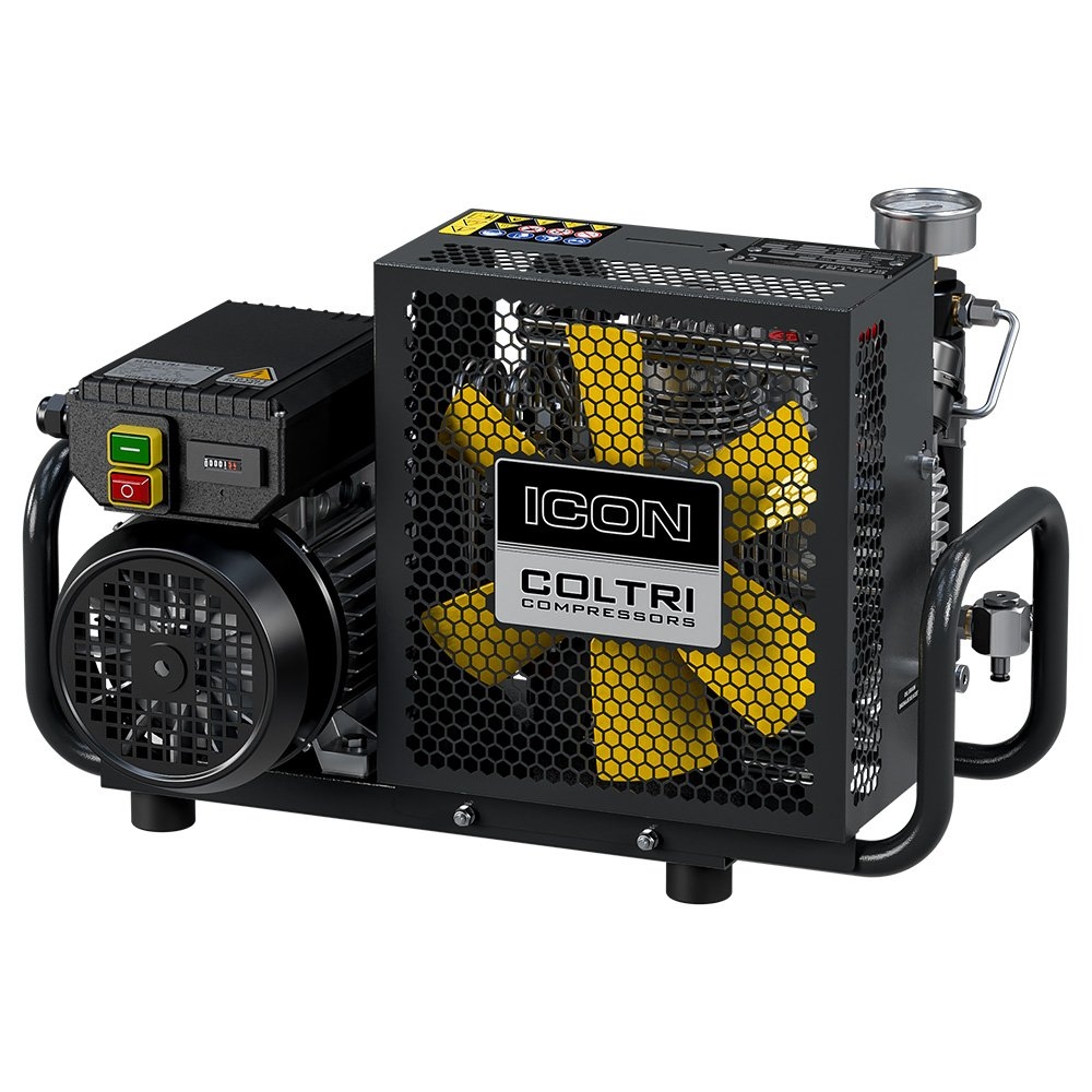 Coltri Icon LSE 100 Portable Dive Compressor with Manual-Drain and Manual-Stop 230V 50Hz 