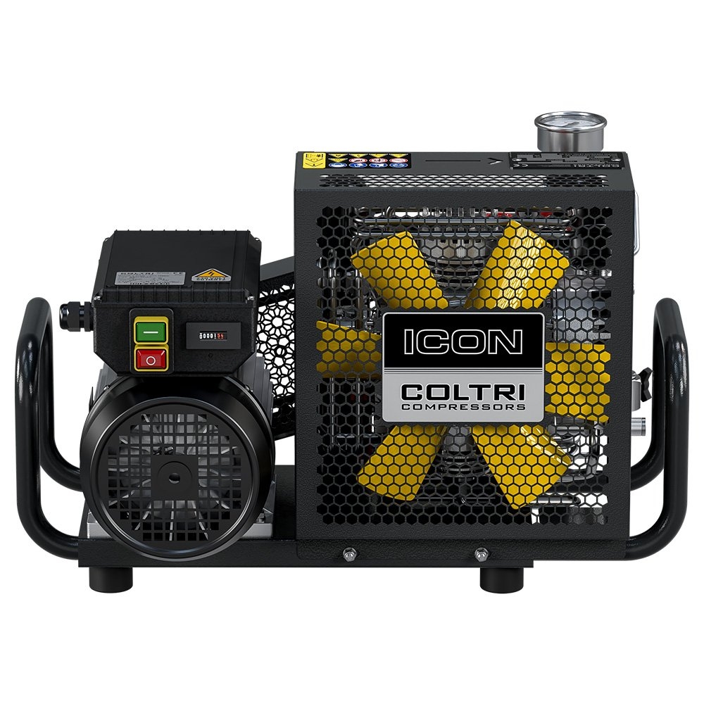 Coltri Icon LSE 100 Portable Dive Compressor with Manual-Drain and Manual-Stop 230V 50Hz 