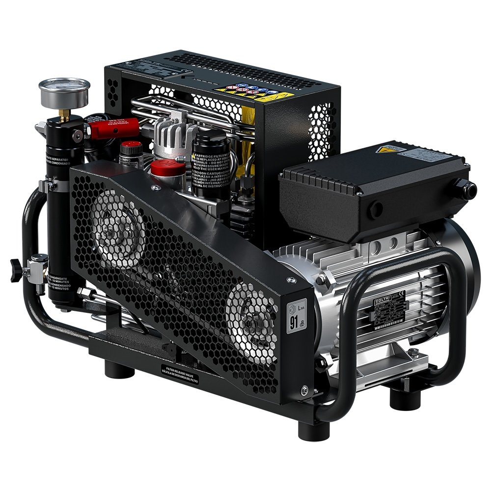 Coltri Icon LSE 100 Portable Dive Compressor with Manual-Drain and Manual-Stop 230V 50Hz 