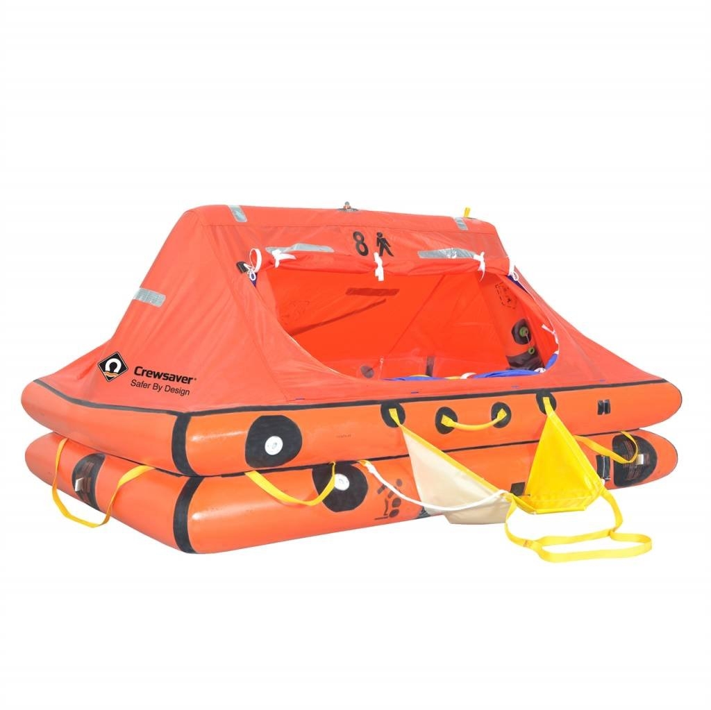 Crewsaver 8-Man ISO Ocean Inshore Life Raft Under 24hr Container