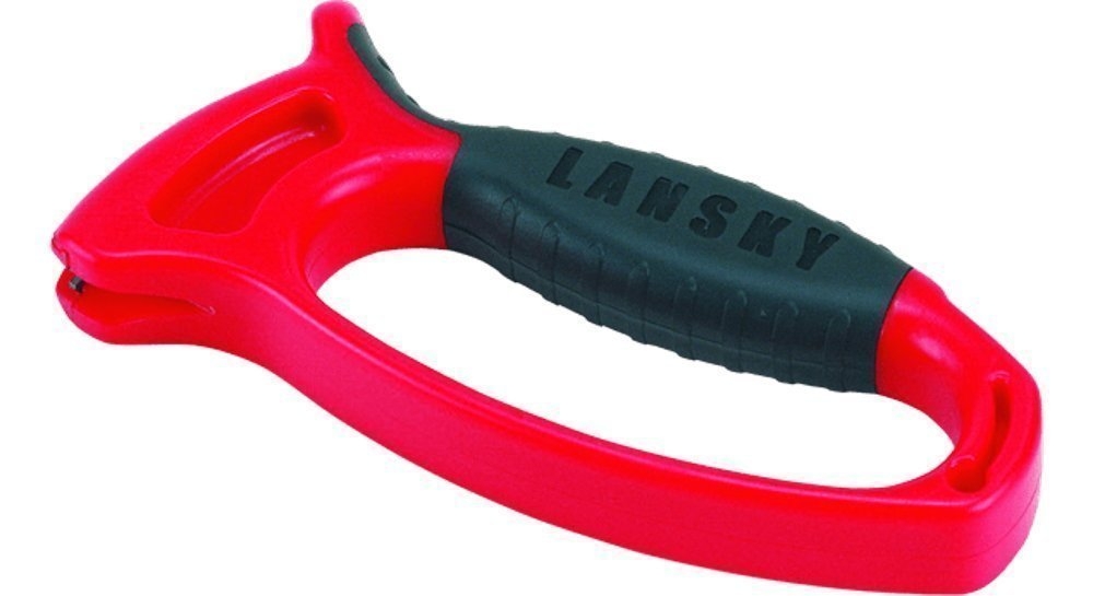 Lansky Deluxe Quick Edge Knife Sharpener Red